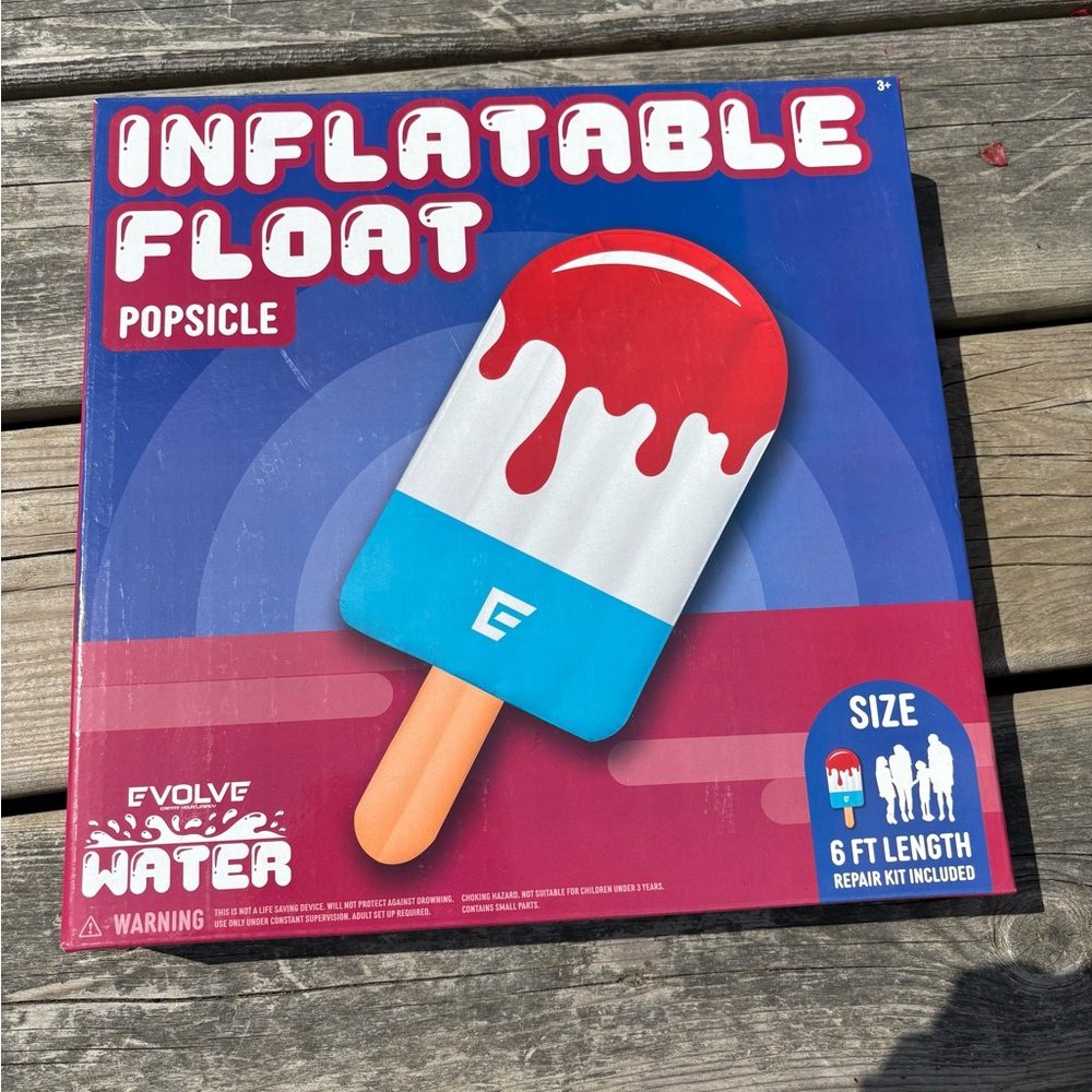 REVOLVE Popsicle Inflatable Float - Red, White, Blue